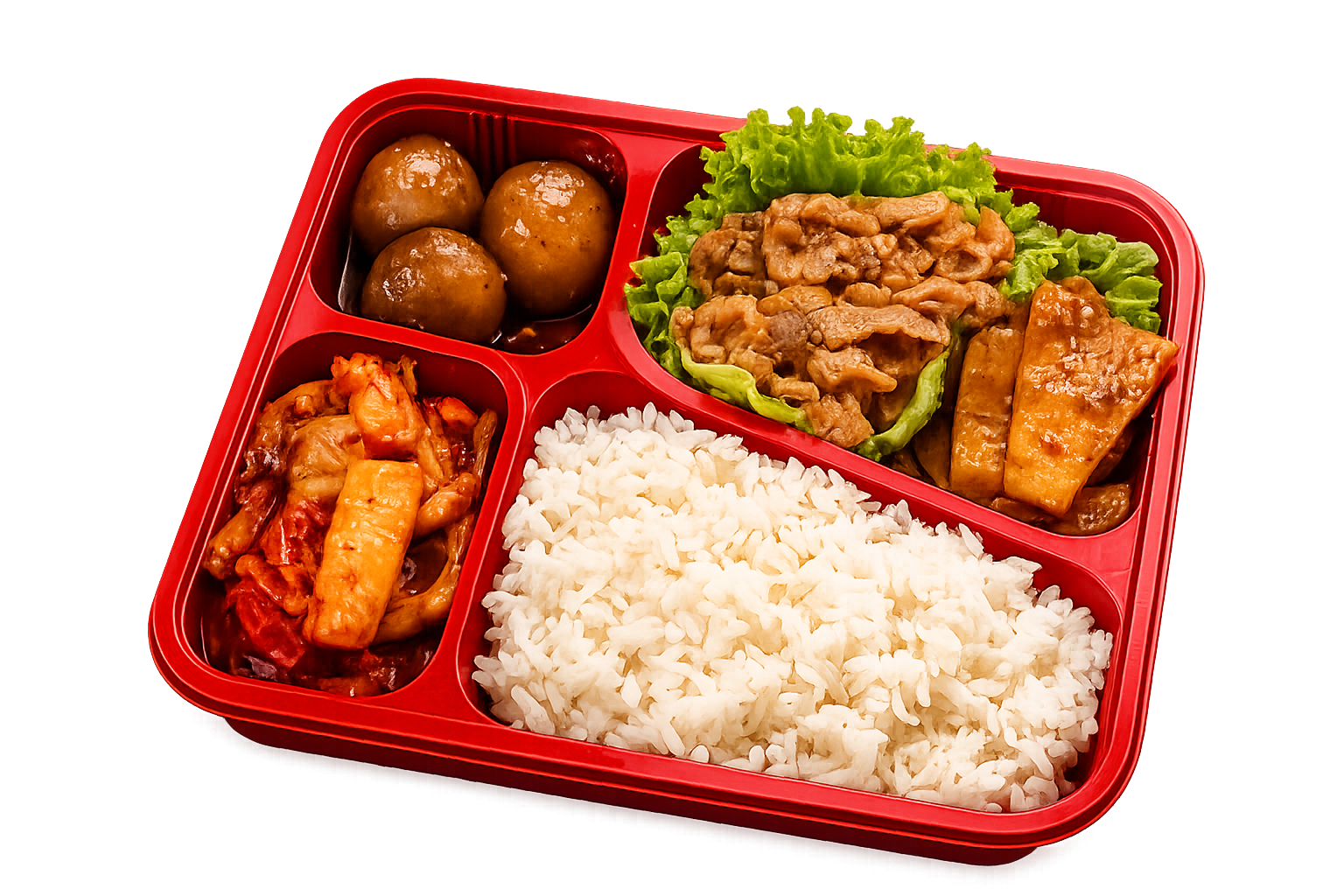 Samgyup Korean Bento Meal