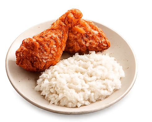 Rice Meal Plain Chicken