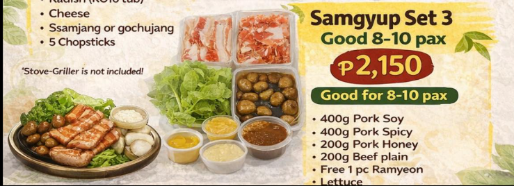 Samgyup Set 3
